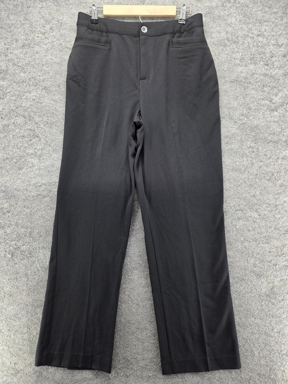 Christopher & Banks Pants Womens 10 Black Dress Pants Stretch Pockets 31.5 In